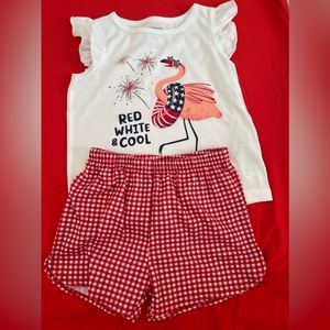 Red White & Cool 4th of July Pjs (18M)